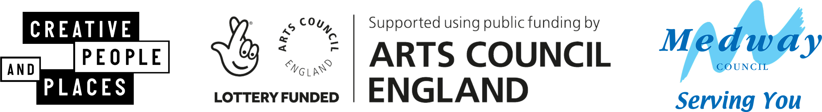 Creative People and Places, Arts Council England Lottery Funded and Medway Council