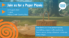 join us for a paper picnic Sunday 23 August 11am-3pm Milton Creek Country Park